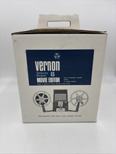 Vernon Deluxe Super 8 Movie Editor Original Box Manual