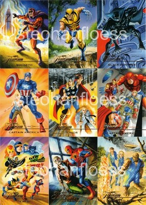 2023 Marvel Flair Flairium Level 1 2 3 4 5 6 You Pick the Card Finish Your Set