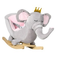Interactive Baby Rocking Horse Elephant with Sound  Features for Toddlers 1.5-3