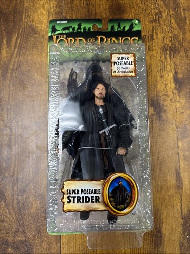 LOTR FOTR Super Poseable Aragorn 6" Action Figure 2004