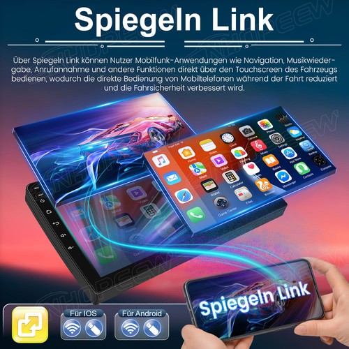 DAB+ 4+64GB Android 15 Apple Carplay Autoradio GPS Navi Für SUZUKI SX4 2006-2013 - Bild 8 von 16