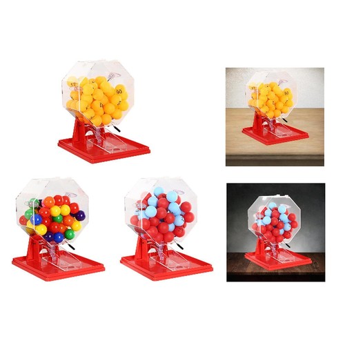 Lotto Ball Machine Lottery Machine Portable Number Picker Game Cage and Balls - Bild 1 von 18