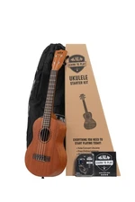Kala Tenor Ukulele Beginner Kit with Free Online Lessons and Tote Bag