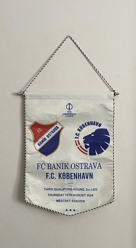 FC Banik Ostrava - FC København UEFA Champions League Fanion Wimpel Wimpel.