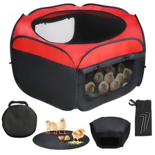 Chicken Brooder Box for Chicks, Chick Starter Kit, Chick Brooder with Quick D...