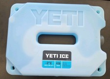 YETI ICE 4 lb Refreezable Ice Pack -2C Cooler Ice Brick Made in USA YICE4N2