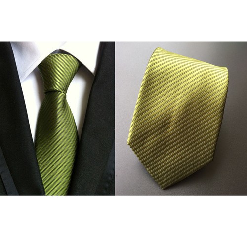 Men Stripe Grid Check Geometric Polka Dot Wavy Wedding Necktie 8CM Wide Tie - Picture 45 of 70