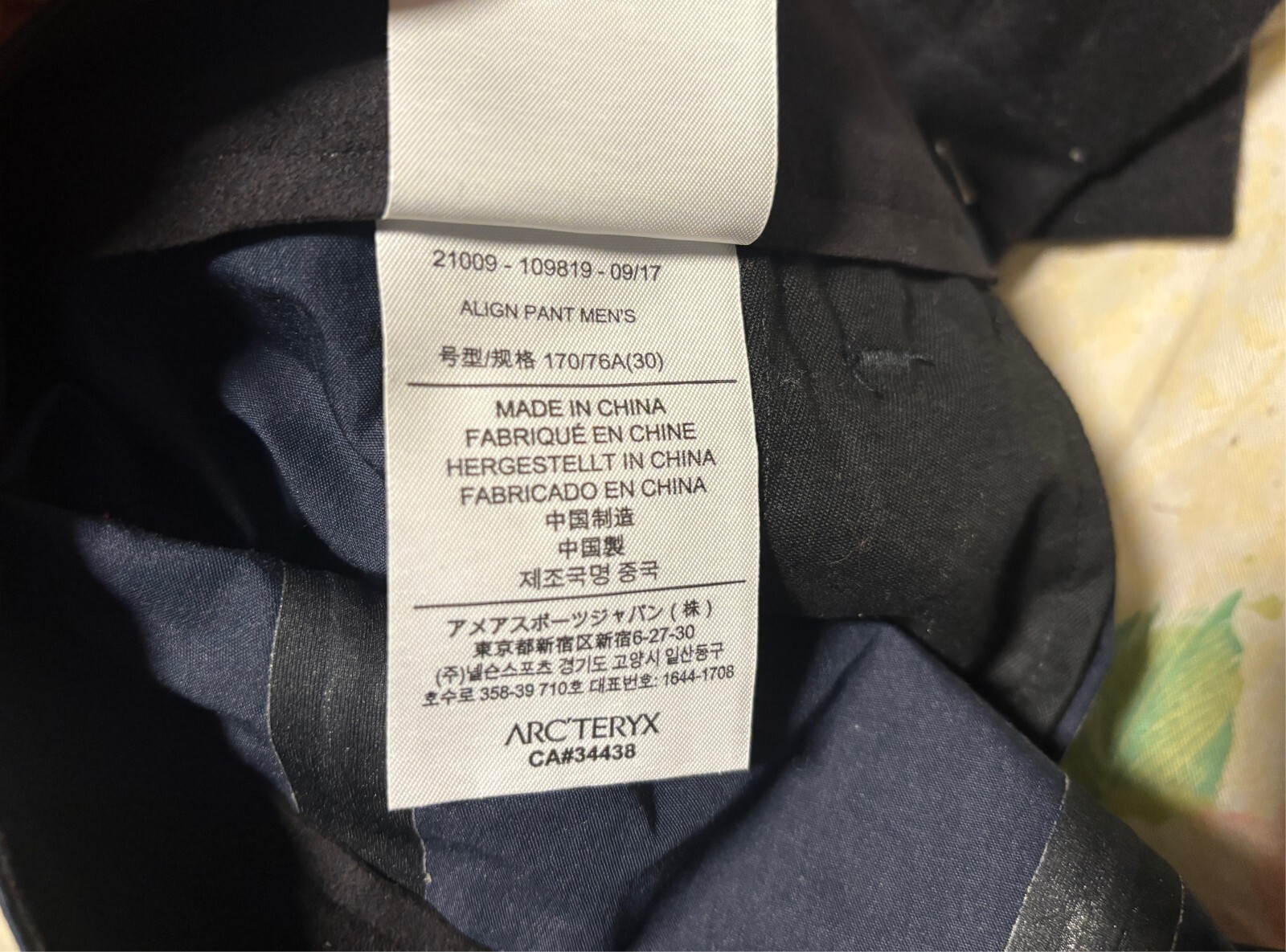 Arc'teryx Veilance Align MX Blue Pants - 30 image 3