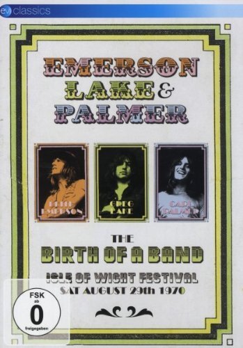 Music Dvd Emerson Lake & Palmer - Birth Of A Band - Isle Of Wight Festival 1970