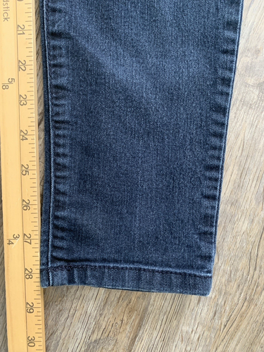Democracy Jeans Womens 12 Blue Denim AB Technology Straight Jeggings Indigo Wash - Picture 10 of 13