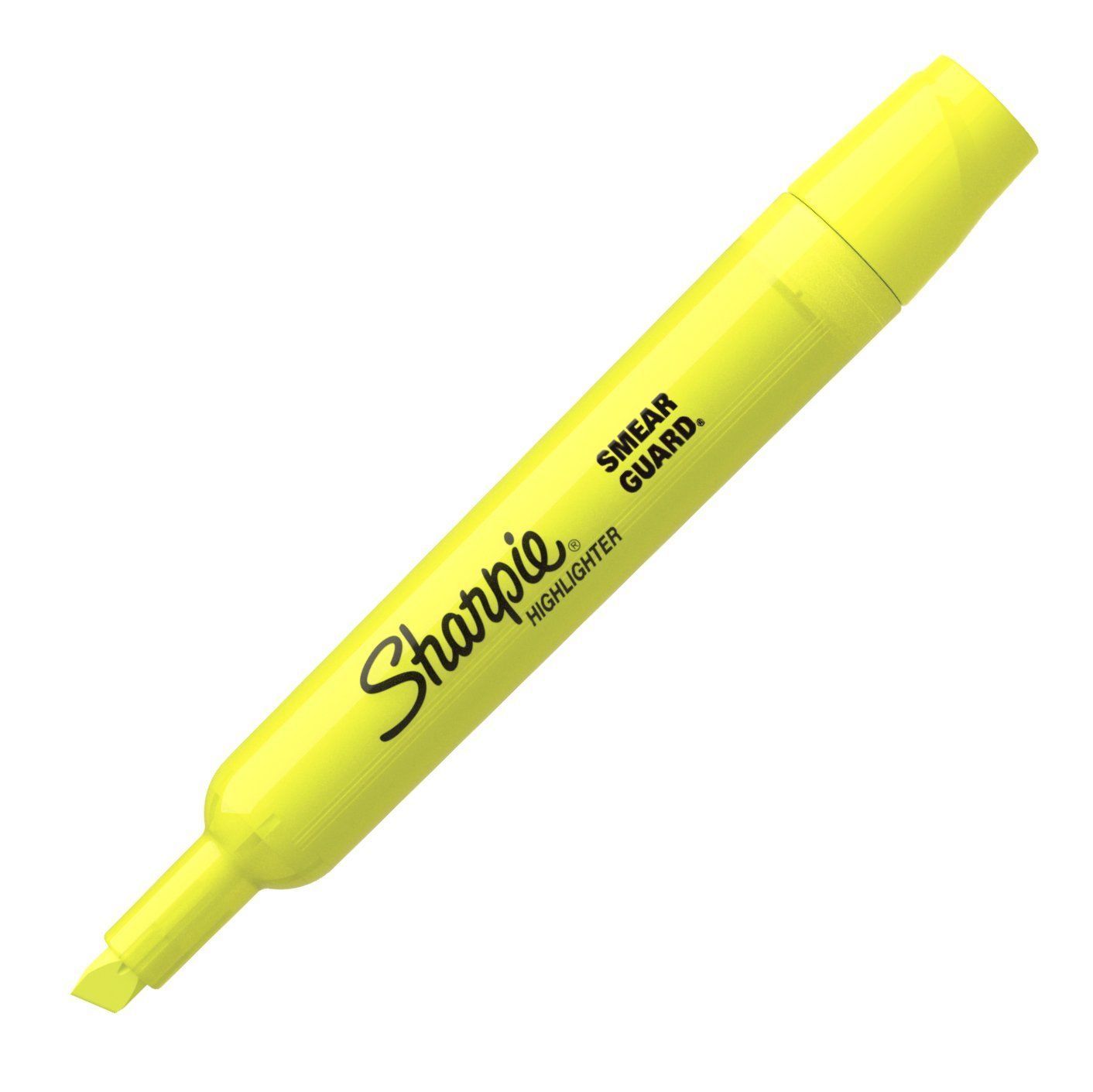 25034 Sharpie Accent Tank Style Highlighter, Chisel Tip, Yel