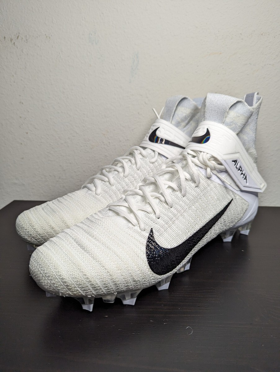 Nike Alpha Menace Elite 2 Flyknit Football Cleats AO3374-101 Mens Sz 12 NWOB Nike Alpha Menace Elite 2 Flyknit Football Cleats AO3374-101  main image 3