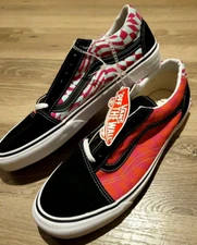 New VANS Old Skool Multi-Color Lace Up Skate Shoes Men's 11.5