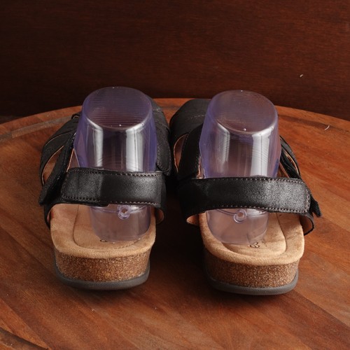 Earth Origins Sandals Womens SZ 11 M BLK Birdine Leather Slingback Comfort Shoes - 第 5/12 張圖片