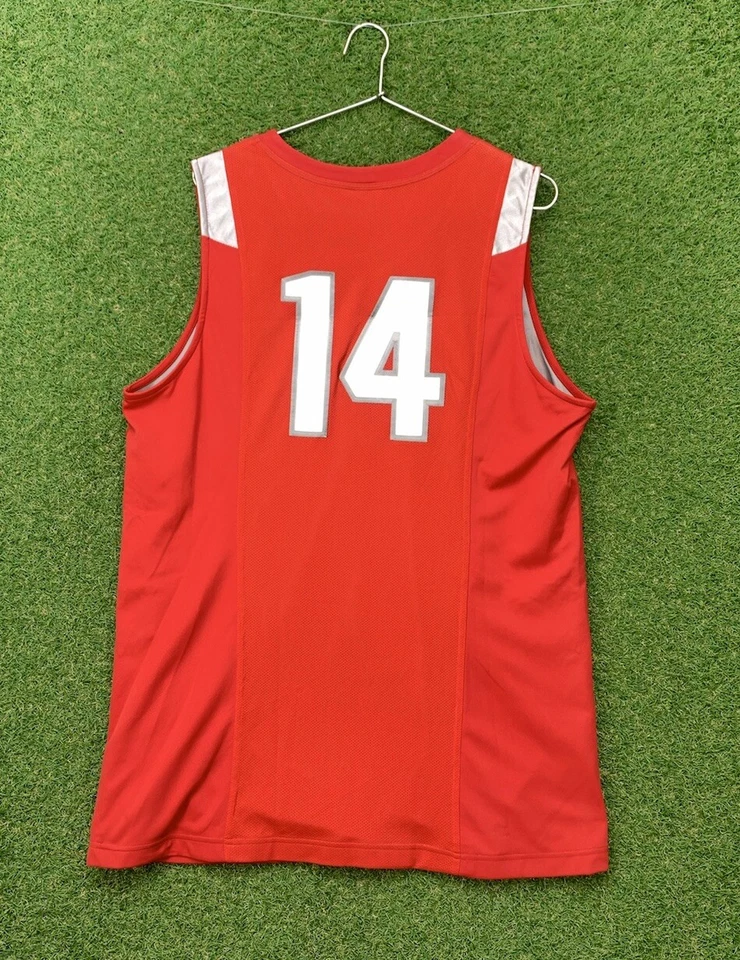 Camiseta de baloncesto Nike Ohio State Buckeyes para hombre XL #14 LeBron James roja casa Y2K Foto 2 de 4