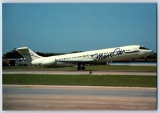 Airplane Postcard Muse Air Airlines Douglas DC9-51 N674MC in Dallas BQ19