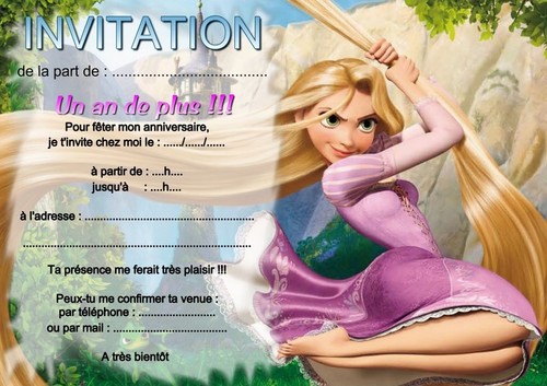 5 ou 12 cartes invitation anniversaire REF 983