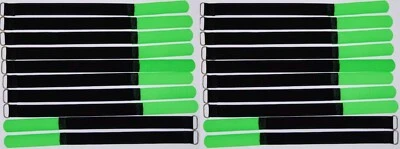 BIE-TEC 20 Klettkabelbinder m. Öse 300 x 20 mm neongrün Kabelbinder Klettband Kabelklett