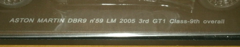 1/24 Scale 2005 Aston Martin DBR9 LM LeMans Race Car #59 Resin Spark Model S2403 - Image 4 of 4