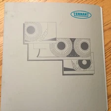 Tennant 235D OPERATION & MAINTENANCE MANUAL PARTS BOOK LIST BROOM SWEEPER GUIDE