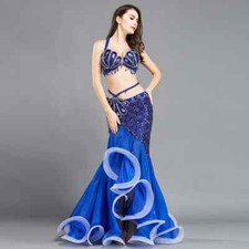 Dance performance women belly dance dress chest skirt 2 dance costumes