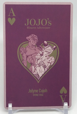 Jolyne Cujoh Jojo's Bizarre Adventure Exhibition Playing Card