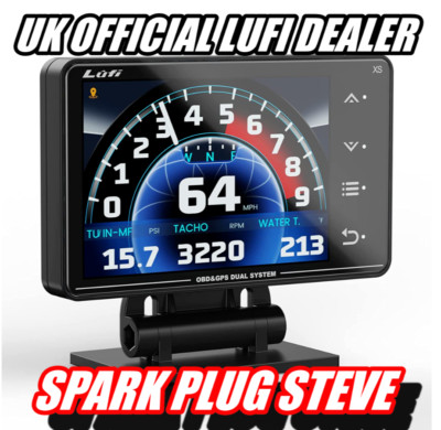 LUFI XS *ORIGINAL* OBD2 & GPS 2025 Modell Armaturenbrett Display Messgerät / Fehlercodeleser 