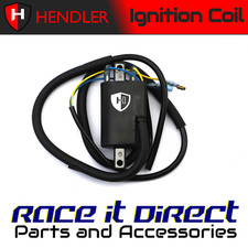 Hendler Ignition Coil 12v Points Twin Lead Boyer Bransden Style (100mm Centres)