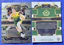 Nika Muhl 2024 Panini Select WNBA CONCOURSE Rookie #27 SEATTLE STORM (Base)