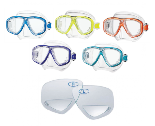 Tusa Freedom Ceos Clear Mask M-212 With Optical Prescription Half Reading Lenses - Picture 1 of 6