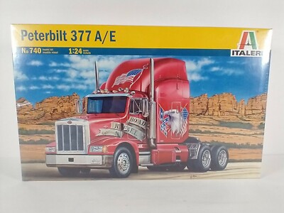 Peterbilt 377 A/E Semi Truck Road Rebel Italeri 1:24 Model Kit # 740 Sealed 2006