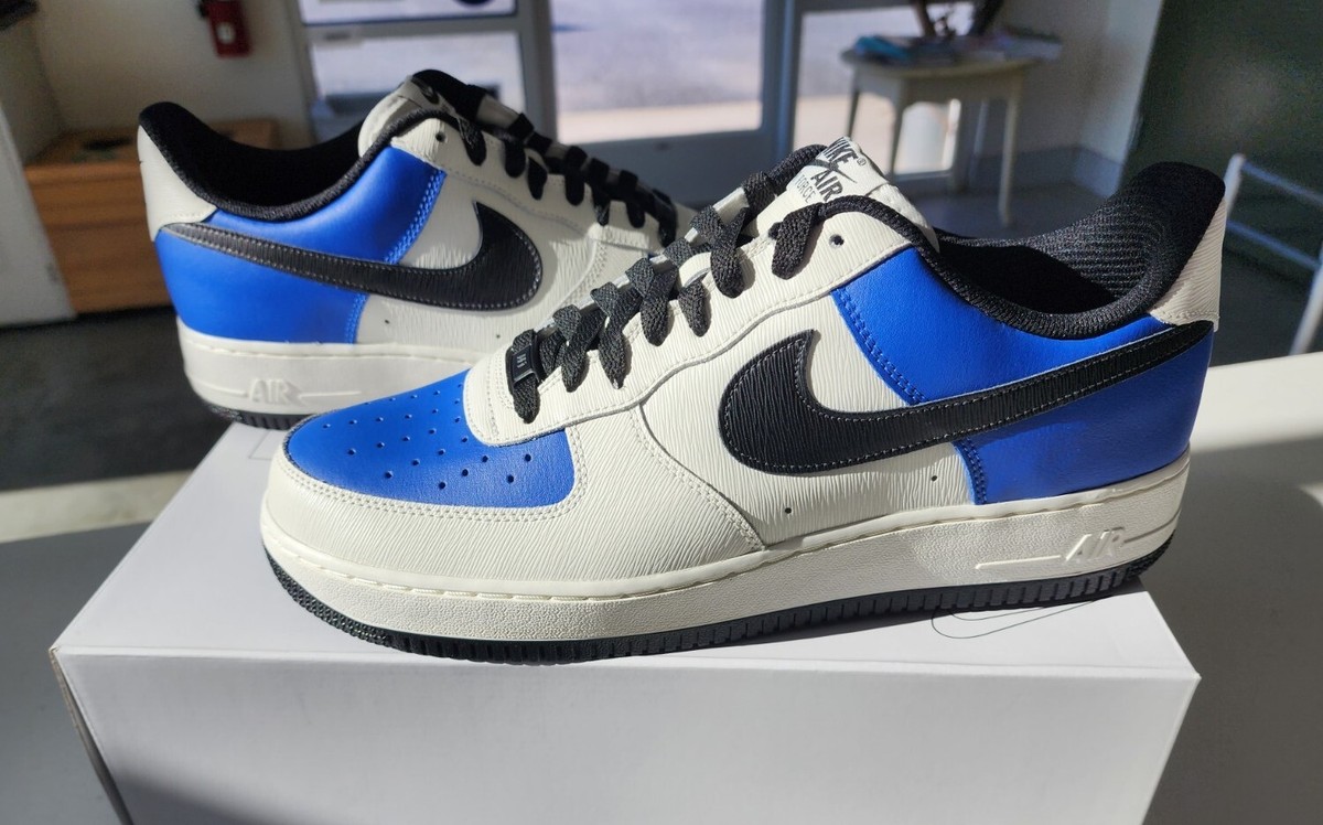 Size 12 Nike By You Air Force 1 Blue / White / Black CT7875-994