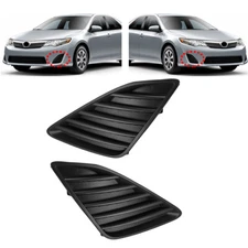 Front Fog Light Bumper Bezel Cover LH&RH Set Fit For 2012 2013 2014 Toyota Camry
