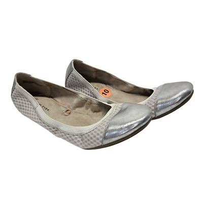 Wear Ever Womens Flats Shoes Size 10 Silver Gray