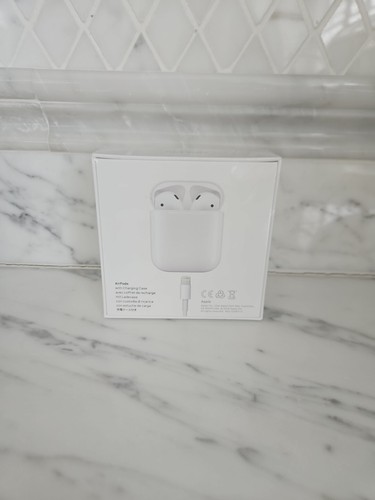 BRAND NEW IN BOX AUTHENTIC APPLE AIRPODS 2nd GENERATION with CHARGING CASE $130 - Zdjęcie 7 z 8
