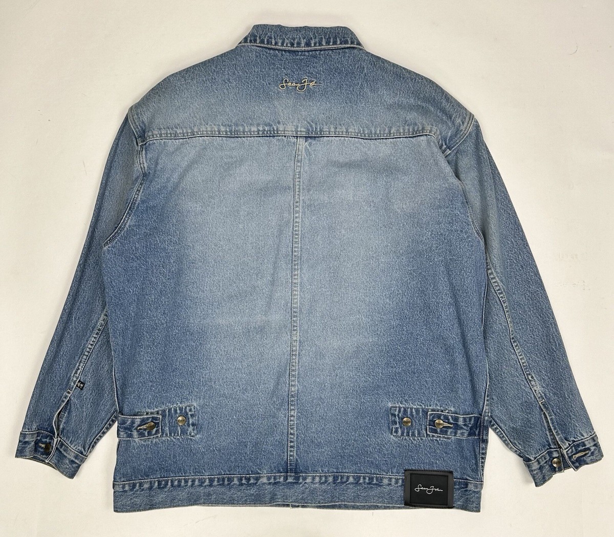 Sean John Denim Jacket Size 2XL/XXL 28x32 Inches Men's