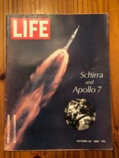 Life Magazine/ Oct 25, 1968 / Apollo 7 Wally Schirra / James Earl Jones