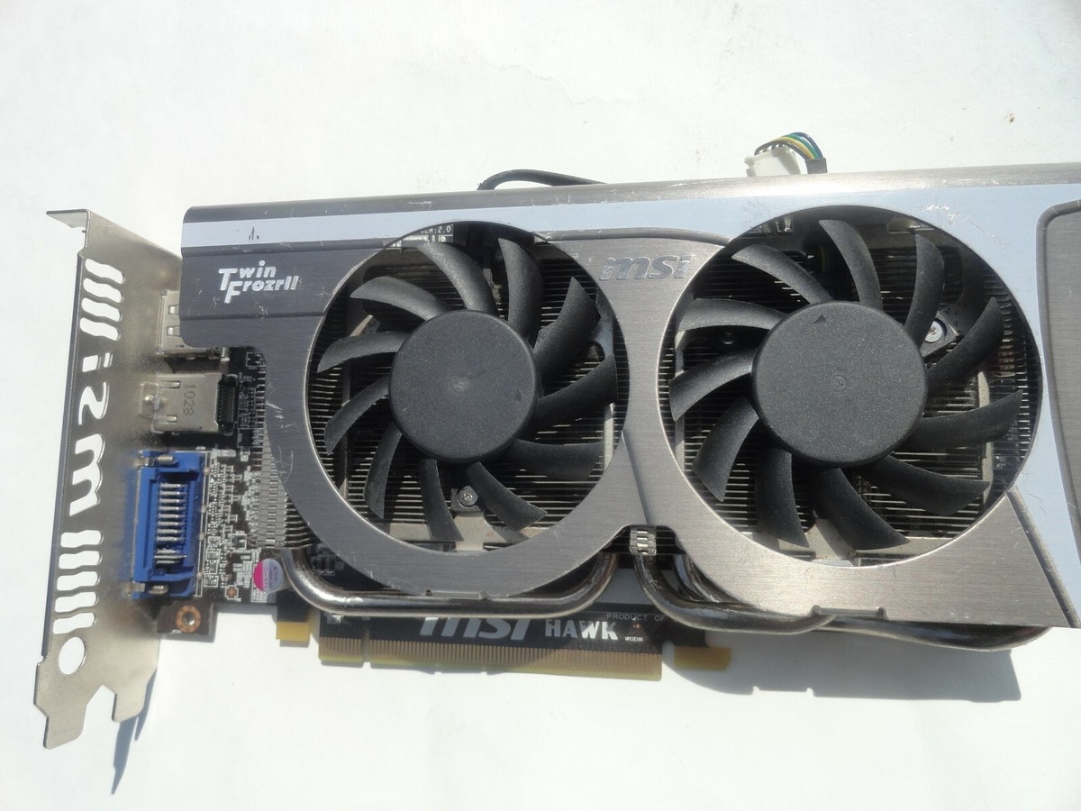 MSI r5770 hawk Video Graphics Card 1GB GDDR5 Radeon HD 5770 DVI DisplayPort  HDMI