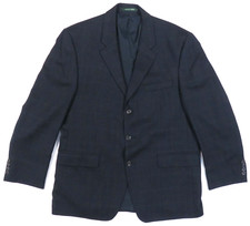 Lauren Ralph Lauren 100 Wool Check 3 Button Blazer Sport Coat Jacket 42 R