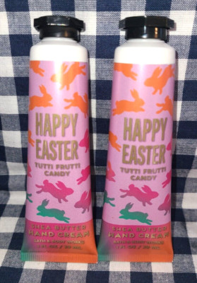 ALL NEW 2-Pack Happy Easter TUTTI FRUTTI CANDY Hand Cream 1 oz Bath & Body Works