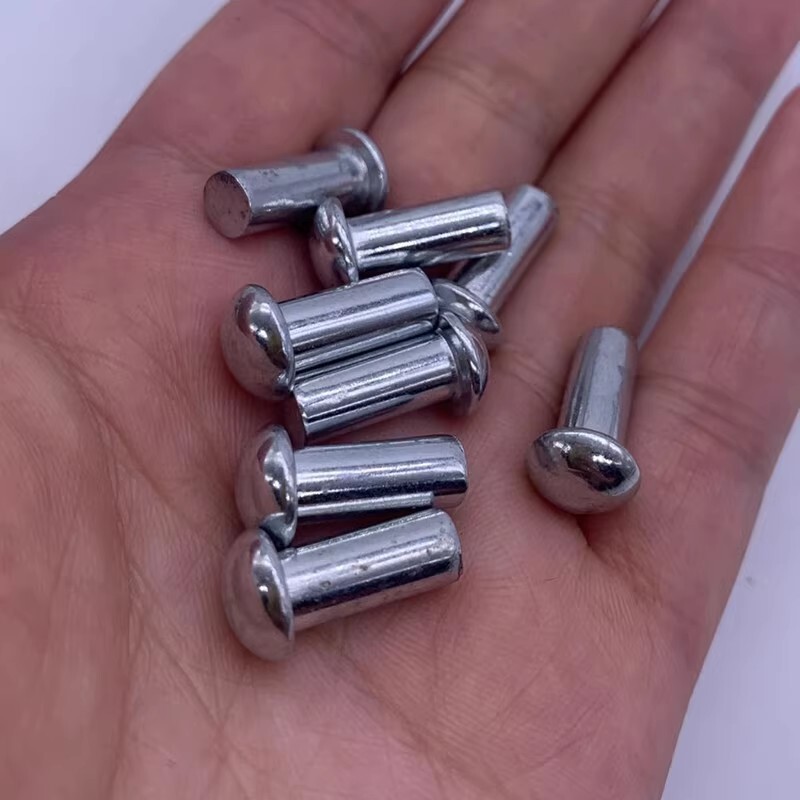 M5 M6 M8 Galvanized Iron Rivets Half Round Head Solid Rivet GB867