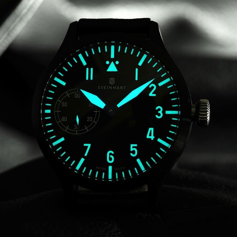 Steinhart Nav B Uhr 47mm Manual Satin Black Men s Swiss ETA Pilot Watch steinhart-nav-b-uhr-47mm-manual-satin-black-men-s-swiss-eta-pilot-watch