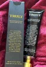 Truly 24k Gold Black Soap NEW SEALED