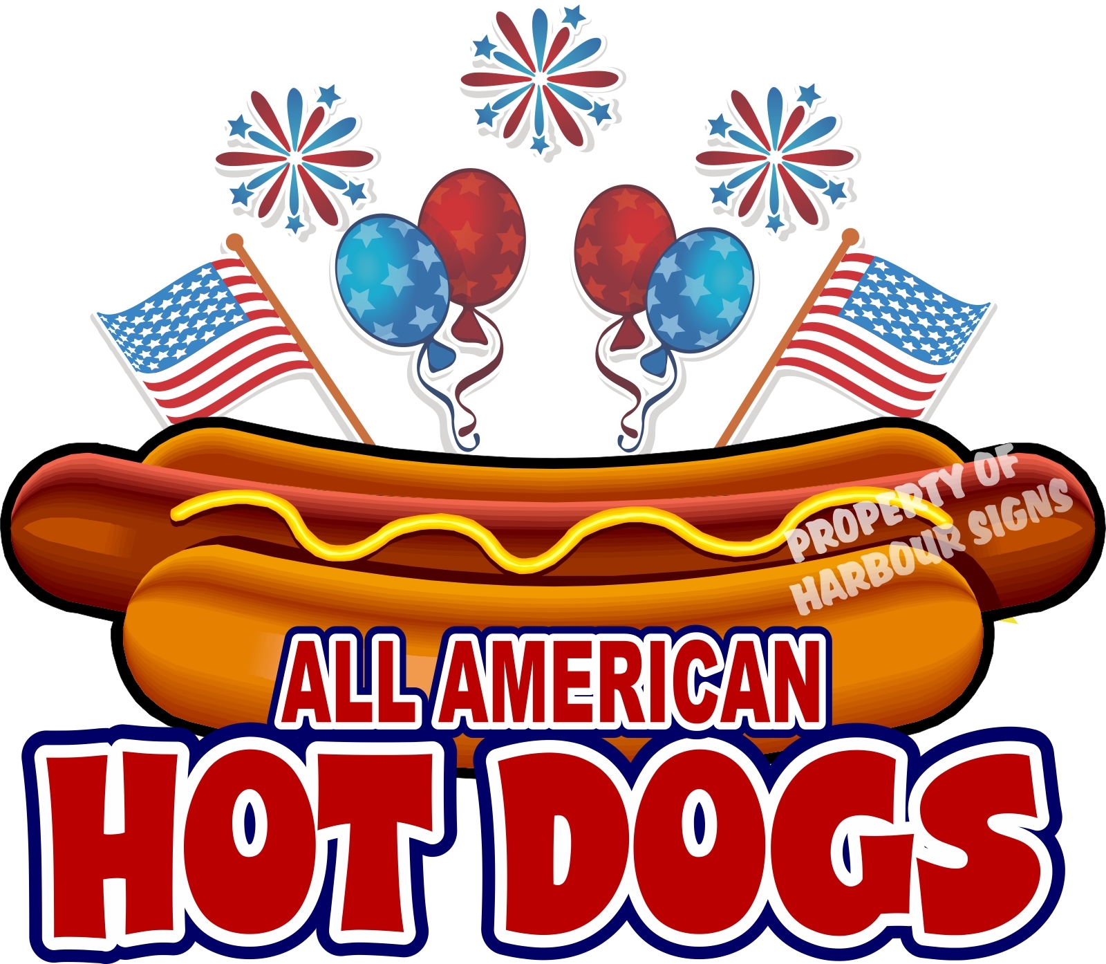 Truck Hotdog Cart Vinyl Sticker