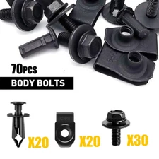 Universal Body & Bolts U-nut Clips Engine M6 Under Cover Splash Shield Guard USA