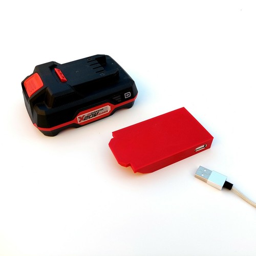 Lidl Parkside X20V Liion Drill Battery USB Phone Charger Adapter PAP