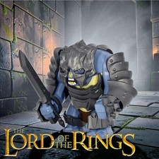 KAMPF TROLL mit Rüstung- Lord of the Rings Authentic Bigfig (LOR027)