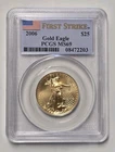 2006 1/2 OZ $25 Gold American Eagle PCGS MS69 FIRST STRIKE