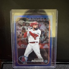 2024 Topps Chrome- Blue RayWave Refractor #61 Anthony Rendon /150