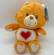 Vintage Care Bear - Tenderheart - Orange Plush stuffed animal - 2002 TCFC